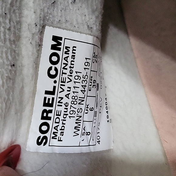 Sorel Out N About III Conquest Waterproof Suede Boot Shoes NL4435-191 Womens 8 - Picture 12 of 13